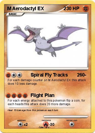 Pokemon M Aerodactyl EX               2