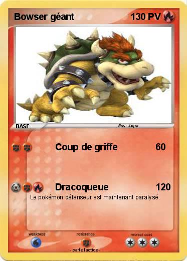Pokemon Bowser géant