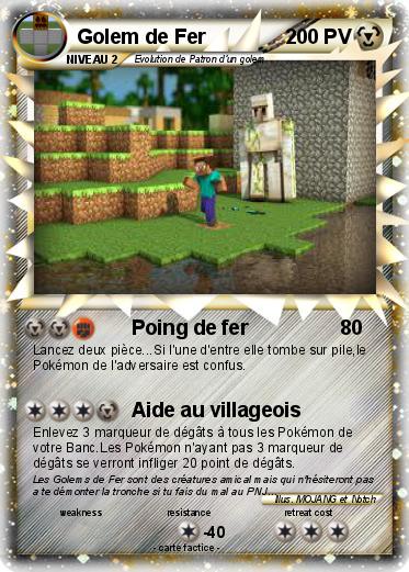 Pokemon Golem de Fer