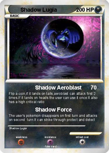 Pokemon Shadow Lugia