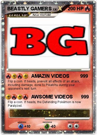 Pokemon BEASTLY GAMERS