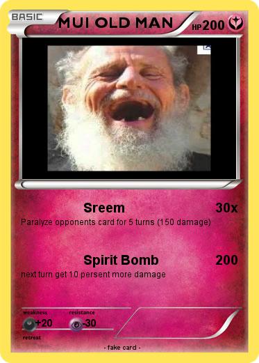 Pokemon MUI OLD MAN