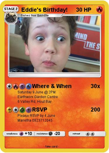 Pokemon Eddie's Birthday!