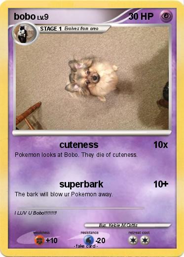 Pokemon bobo