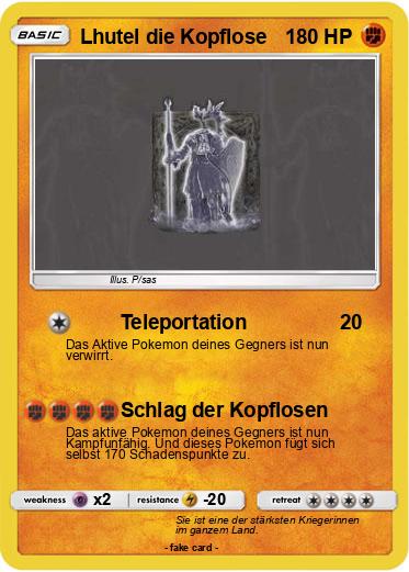 Pokemon Lhutel die Kopflose