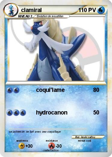 Pokemon clamiral