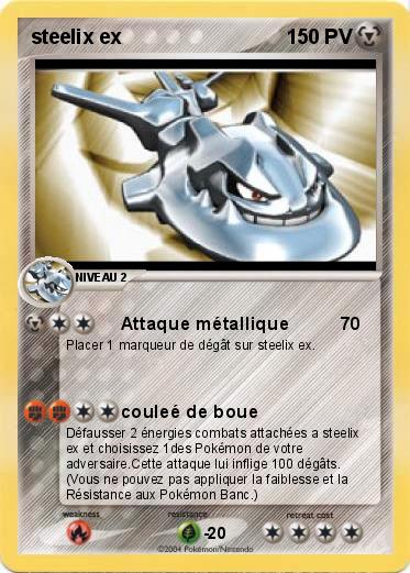 Pokemon steelix ex
