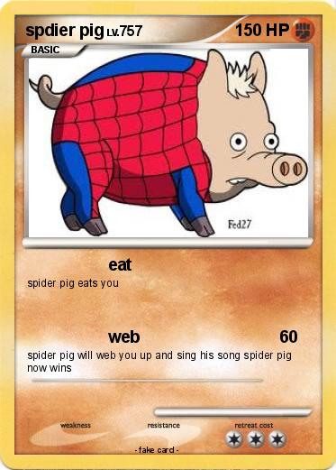 Pokemon spdier pig