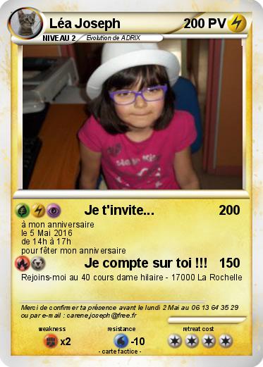 Pokemon Léa Joseph