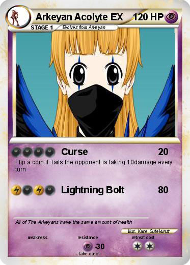 Pokemon Arkeyan Acolyte EX