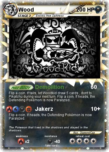 Pokemon Wood