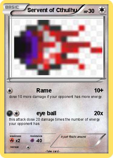 Pokemon Servent of Cthulhu