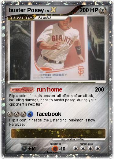 Pokemon buster Posey
