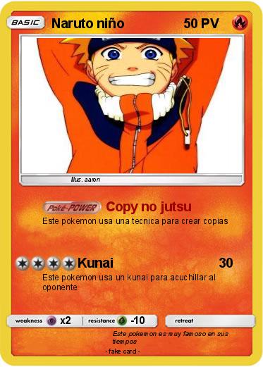 Pokemon Naruto niño