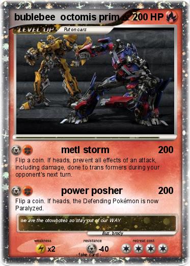 Pokemon bublebee  octomis prim