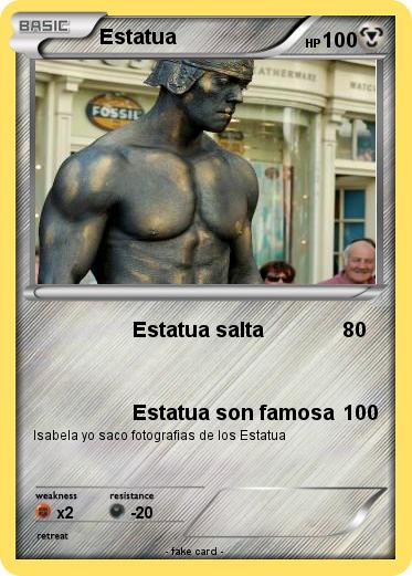Pokemon Estatua