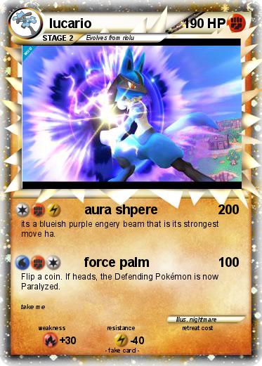 Pokemon lucario