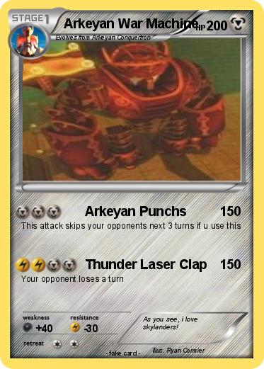 Pokemon Arkeyan War Machine