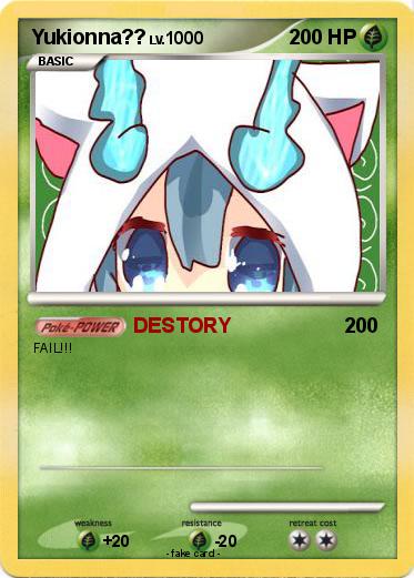 Pokemon Yukionna??