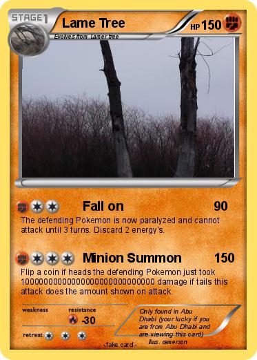 Pokemon Lame Tree