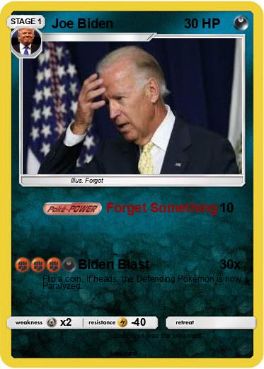 Pokemon Joe Biden