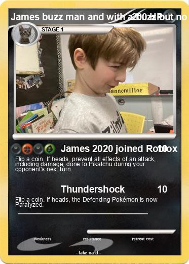 Pokemon James buzz man and with a buzz but no chicken nuggets