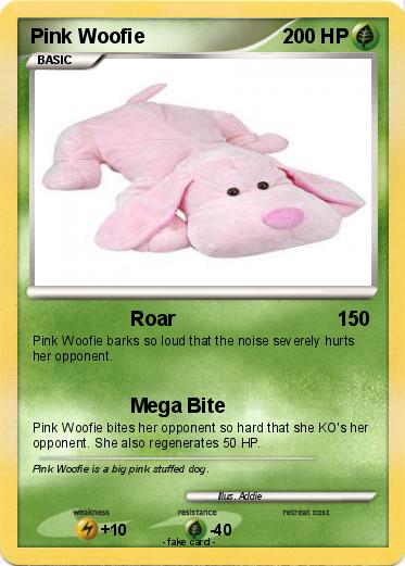 Pokemon Pink Woofie