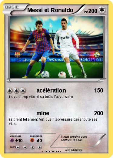 Pokemon Messi et Ronaldo