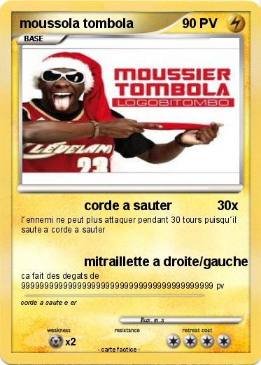 Pokemon moussola tombola