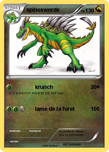Pokemon spinosworde