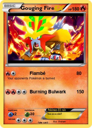 Pokemon Gouging Fire