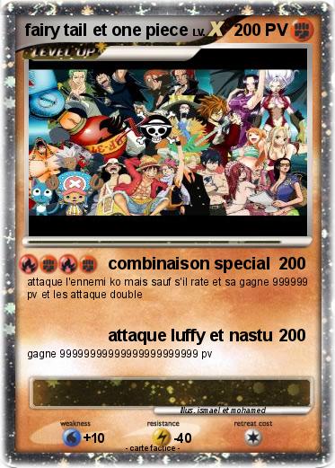 Pokemon fairy tail et one piece
