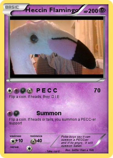 Pokemon Heccin Flamingo