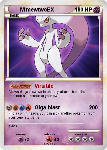 Pokemon M mewtwoEX
