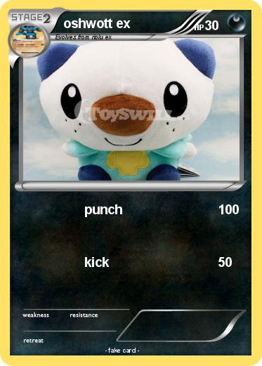Pokemon oshwott ex