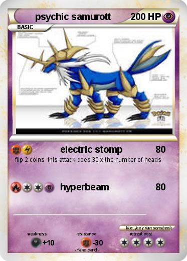 Pokemon psychic samurott