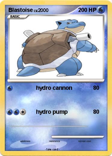 Pokemon Blastoise