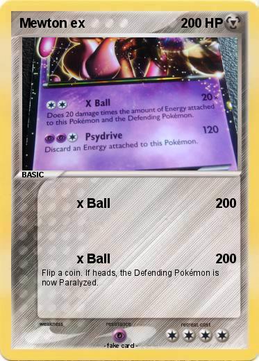 Pokemon Mewton ex