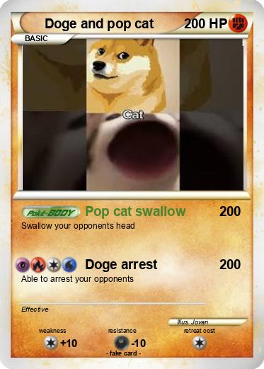 Pokemon Doge and pop cat