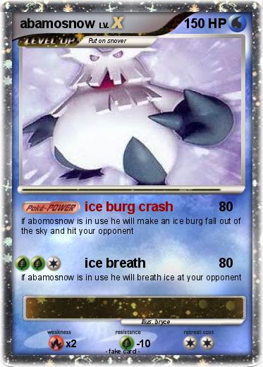 Pokemon abamosnow