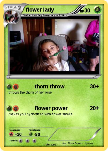 Pokemon flower lady
