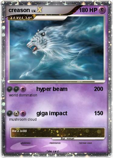 Pokemon creason