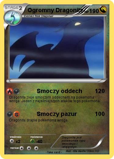 Pokemon Ogromny Dragonite