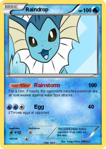 Pokemon Raindrop