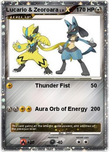 Pokemon Lucario & Zeoroara