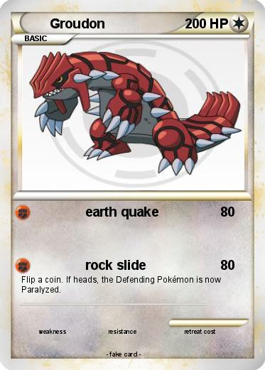 Pokemon Groudon