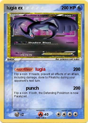 Pokemon lugia ex