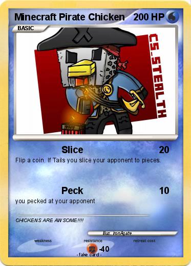 Pokemon Minecraft Pirate Chicken