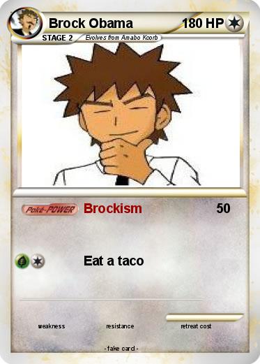 Pokemon Brock Obama