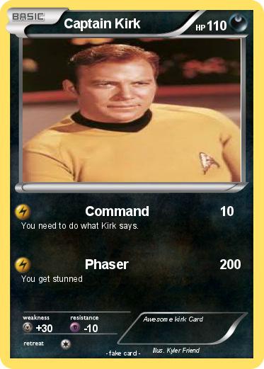 Pokemon Captain Kirk